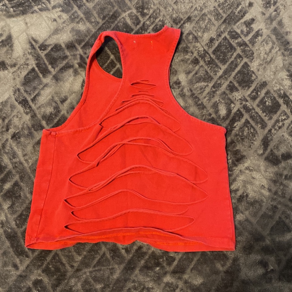 Slashed back crop top - Picture 2 of 2